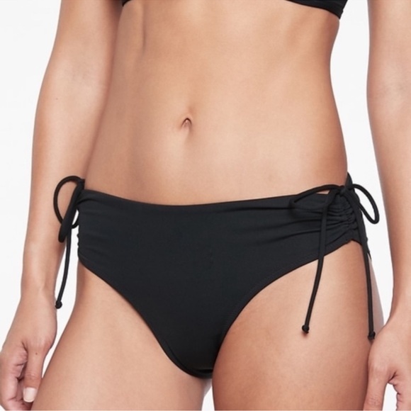Athleta Other - NEW Athleta Cinch Full Bikini Bottom Black 532466 Size Medium NWT
